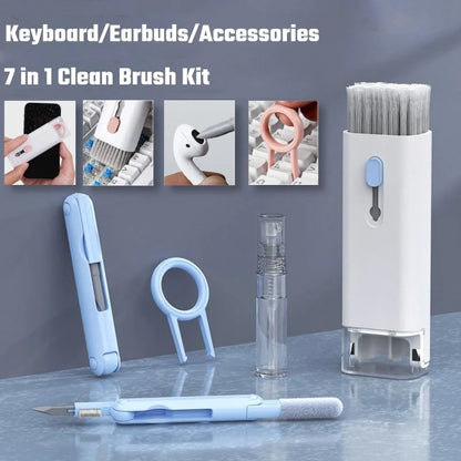 20-in-1 Digital Cleaning Kit – Headset, Keyboard, Camera & Phone Cleaner Set with Brushes & Storage Case