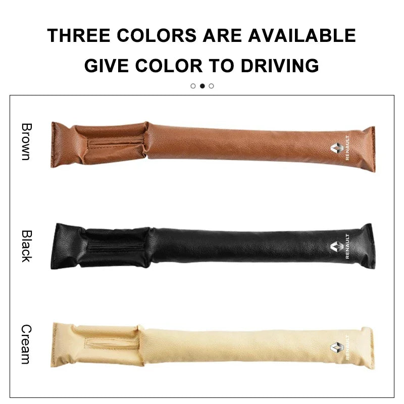 Car Seat Gap Filler – Soft Leather Padding Leak Protector