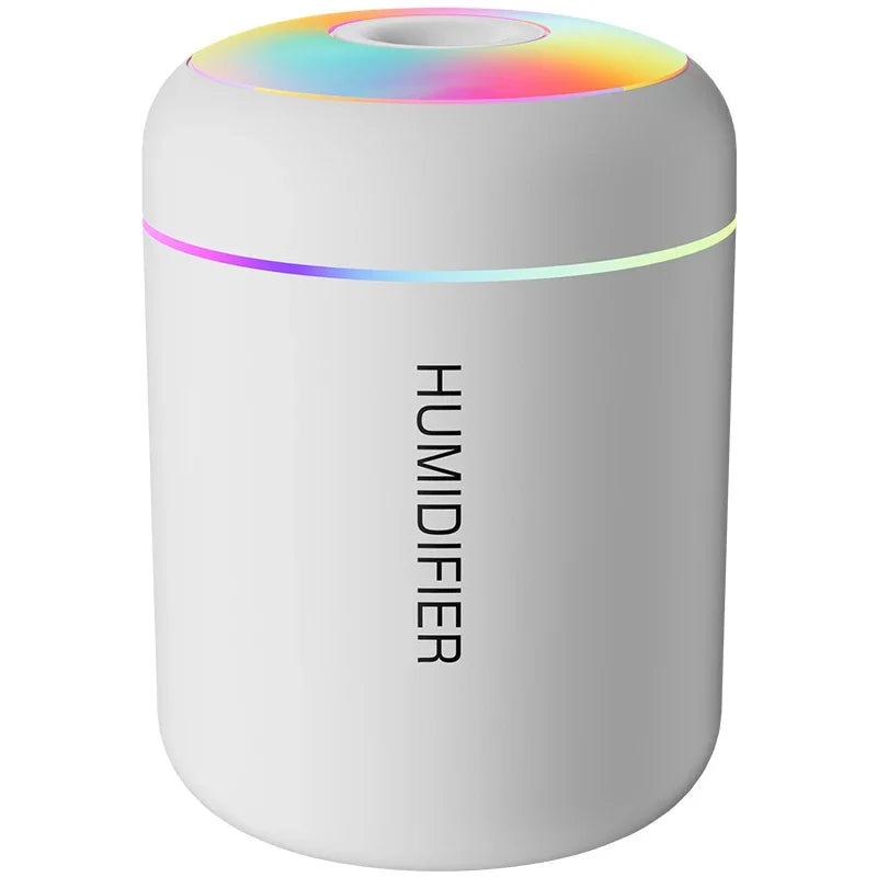 180ML USB Mini Aroma Humidifier – Ultrasonic Diffuser with LED Light for Home, Car & Bedroom