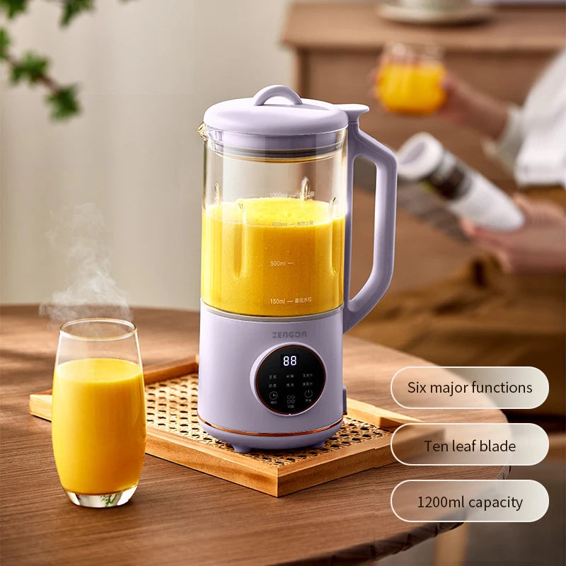 Macchina per latte di soia da 800 ml, frullatore elettrico, frullatore, macchina per latte di soia, macchina per rompere le pareti, macchina per pasta di riso, macchina per la colazione
