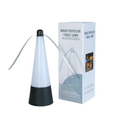LED Fly Repellent Fan – Portable Insect Repeller for Outdoor Dining, USB/Battery Powered