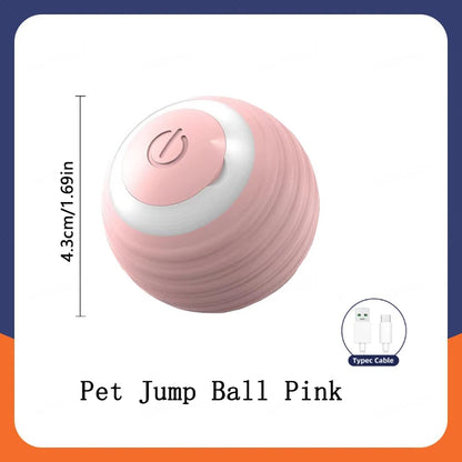 Smart Cat Toy Ball – USB Rechargeable Electric Rolling Ball with Auto Motion & Sound for Indoor Kittens