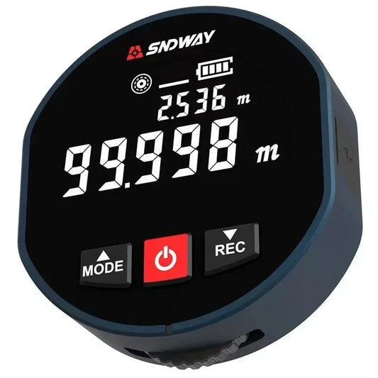  Dual Mode Roller Laser Rangefinder Digital Distance Meter for Home Improvement
