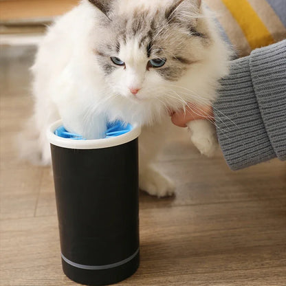 Automatic Electric Pet Foot Washer for Dogs & Cats – USB Rechargeable Low Noise Paw Cleaner for Home Use
