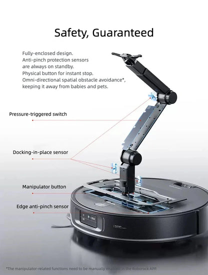 Intelligent machine G30 space robot vacuum cleaner 22KPa high suction new bionic manipulator household dry and wet cleaning