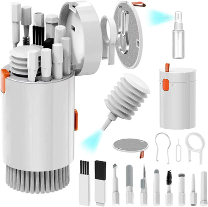 20-in-1 Digital Cleaning Kit – Headset, Keyboard, Camera & Phone Cleaner Set with Brushes & Storage Case