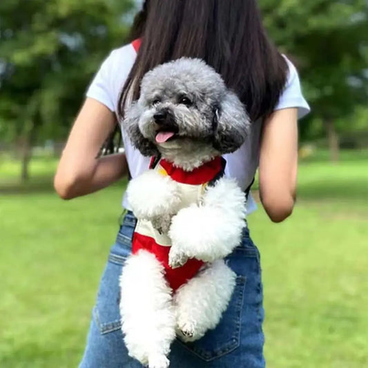 Breathable Pet Carrier Backpack – Front & Back Travel Bag for Small to Medium Dogs and Cats – Outdoor Portable Puppy Supplies