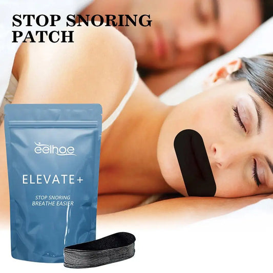 Stop snoring patch for nasal breathing correction, anti-snoring mouth tape to improve sleep quality and reduce snoring.
